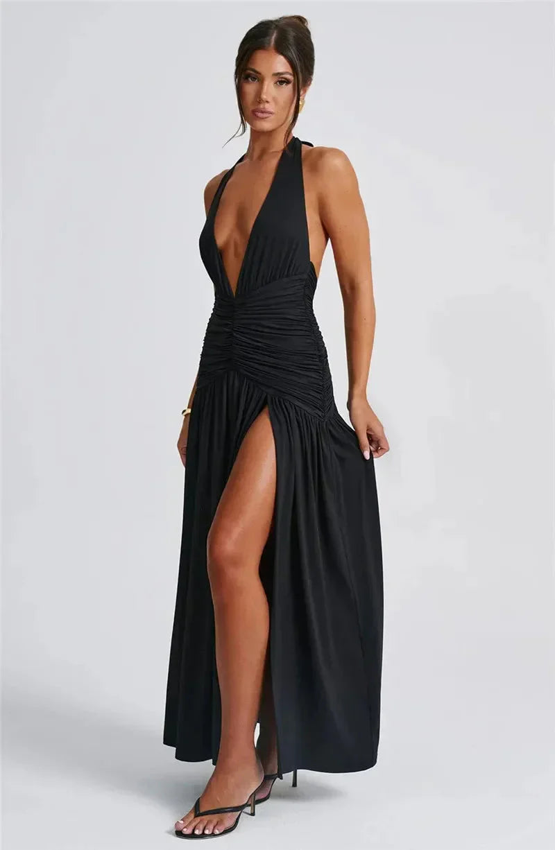 Myla | Halter Dress for Women Maxi & Elegant