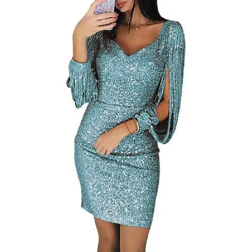 Myla | Sequin Midi Dress with Glamorous Shine for Women