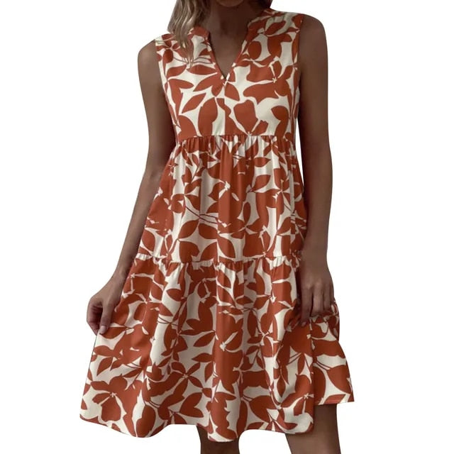 Myla | Elegant Dress with V-Neck for Women