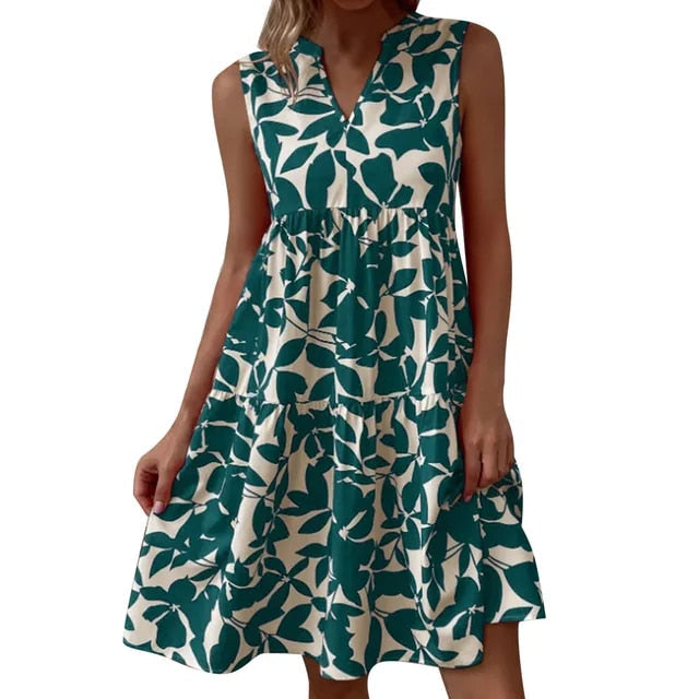 Myla | Elegant Dress with V-Neck for Women