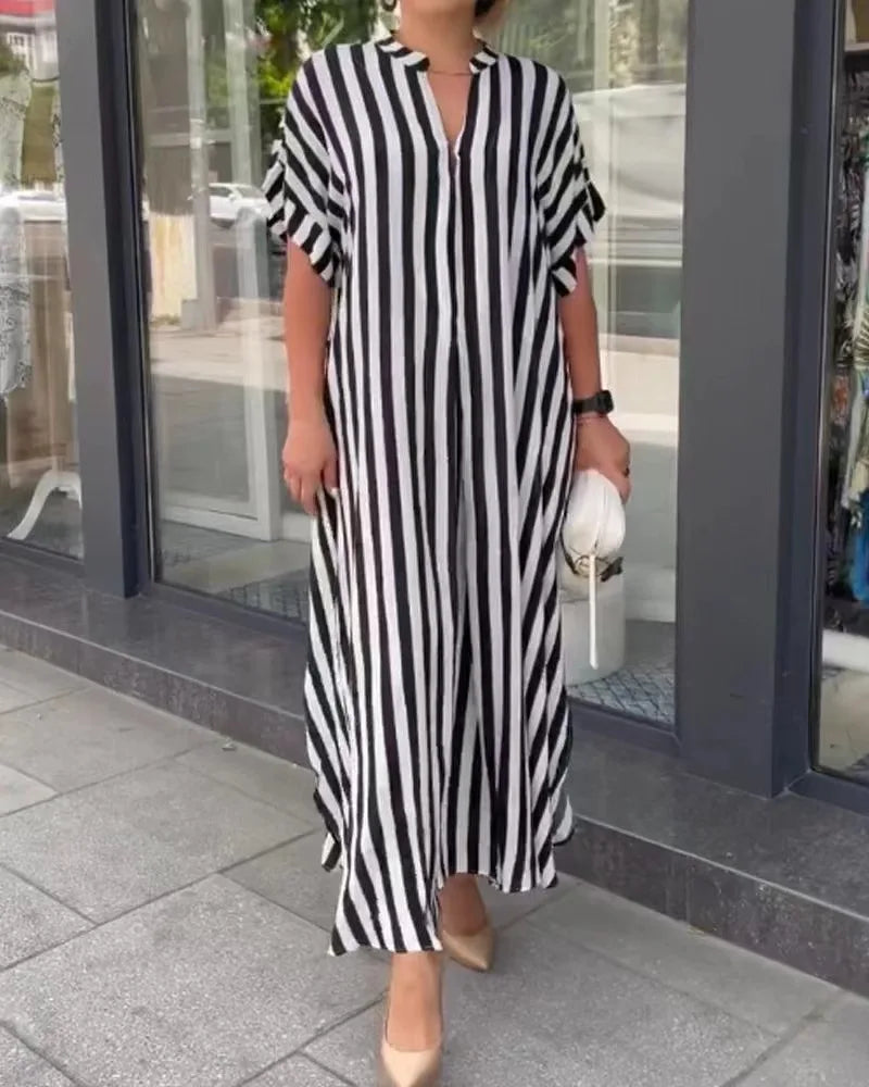 Myla | Elegant Striped Maxi for Women