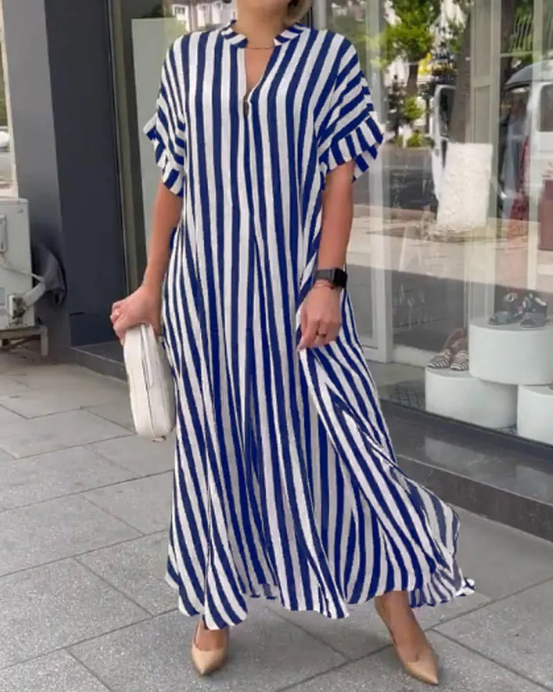 Myla | Elegant Striped Maxi for Women