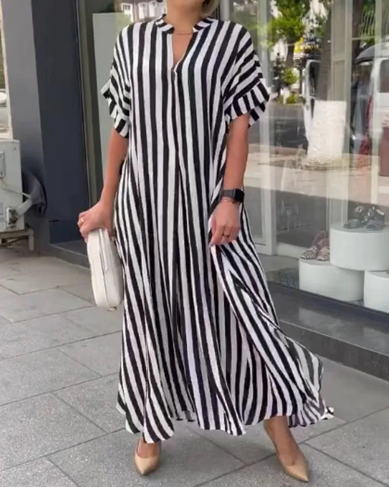 Myla | Elegant Striped Maxi for Women