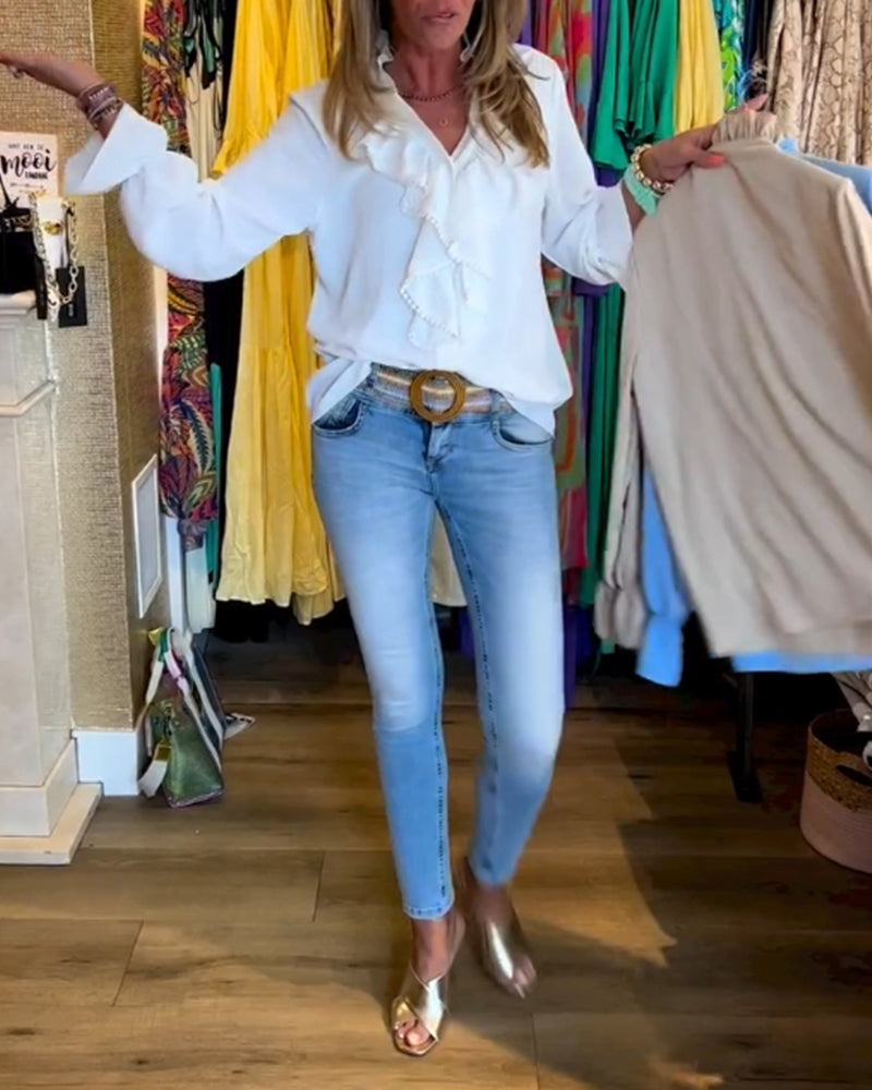 Myla | Designer-Ruffle Blouses for Women