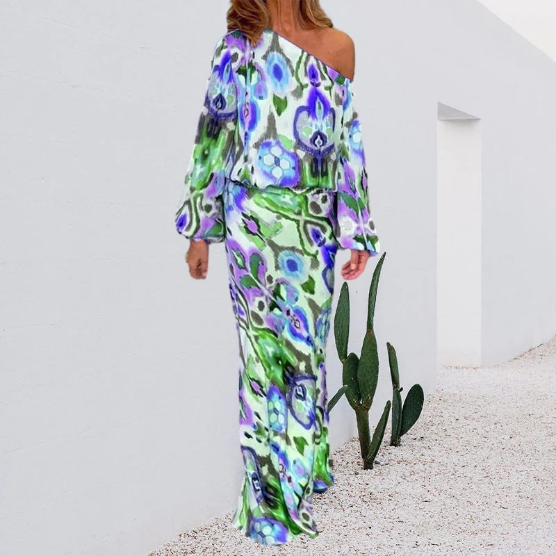 Myla | Abstract Maxi Dress for Women