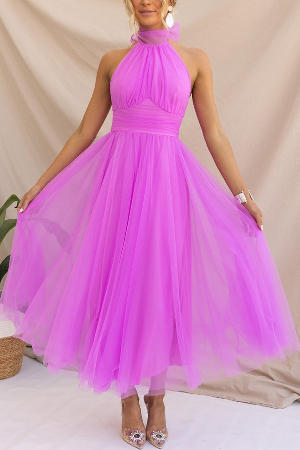 Myla | Halter Dress for Ladies Dreamy & Ethereal