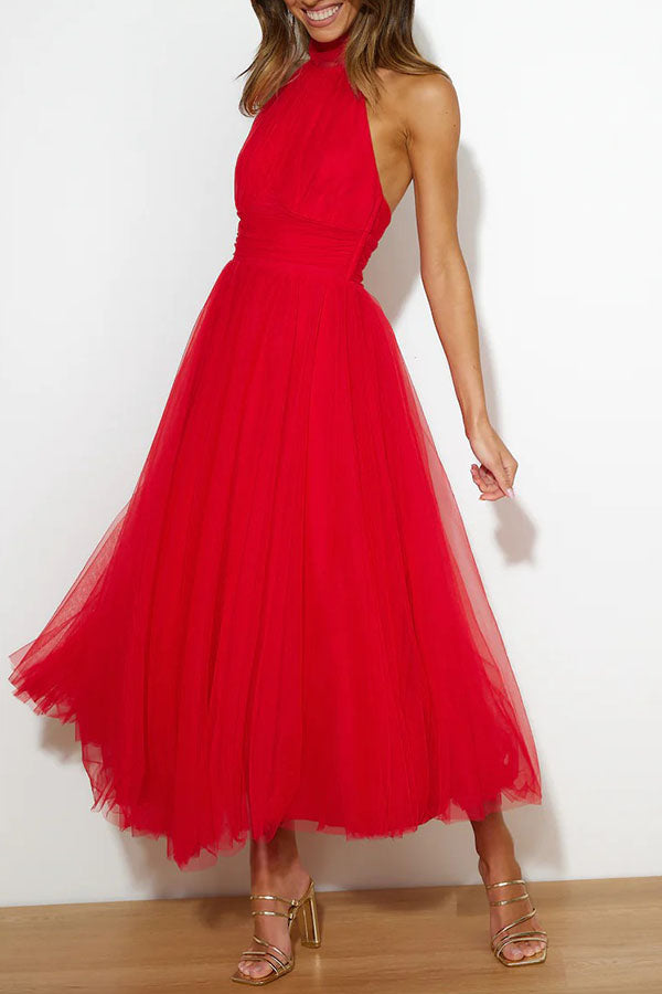 Myla | Halter Dress for Ladies Dreamy & Ethereal