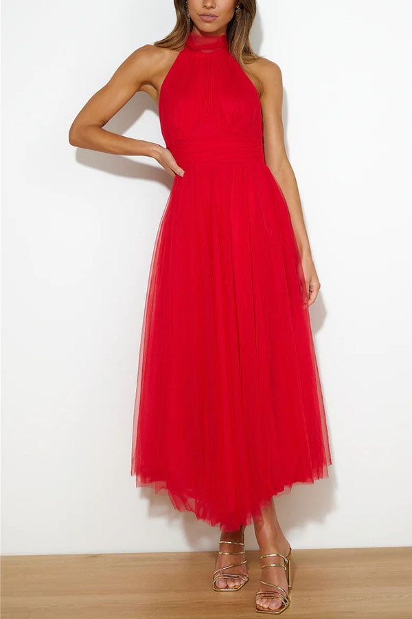 Myla | Halter Dress for Ladies Dreamy & Ethereal