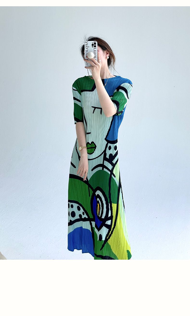 Myla | Graphic Elegant Dress for Women
