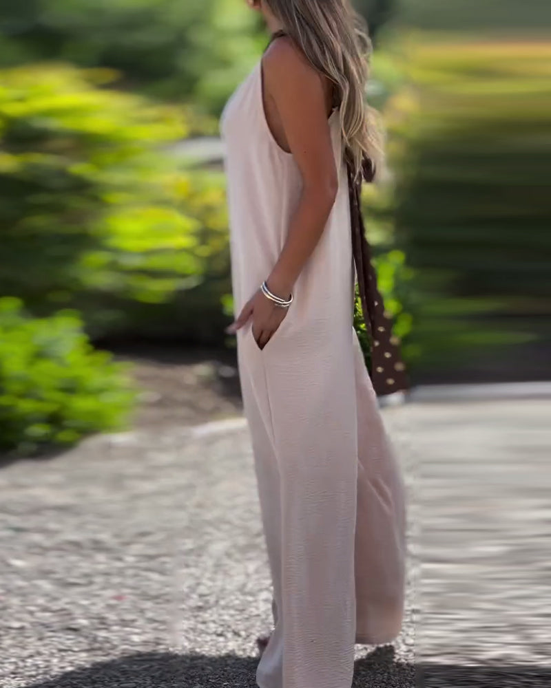 Myla | Overall Sleeveless Back Tie