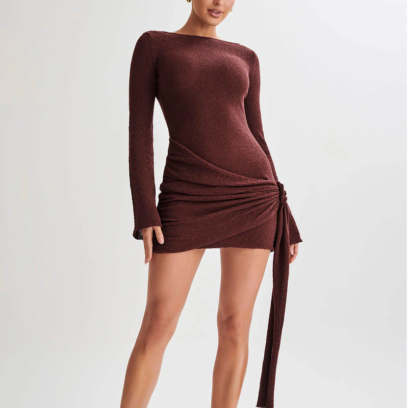Myla | Backless V-Neck Dress for Stylish Appearances for Women