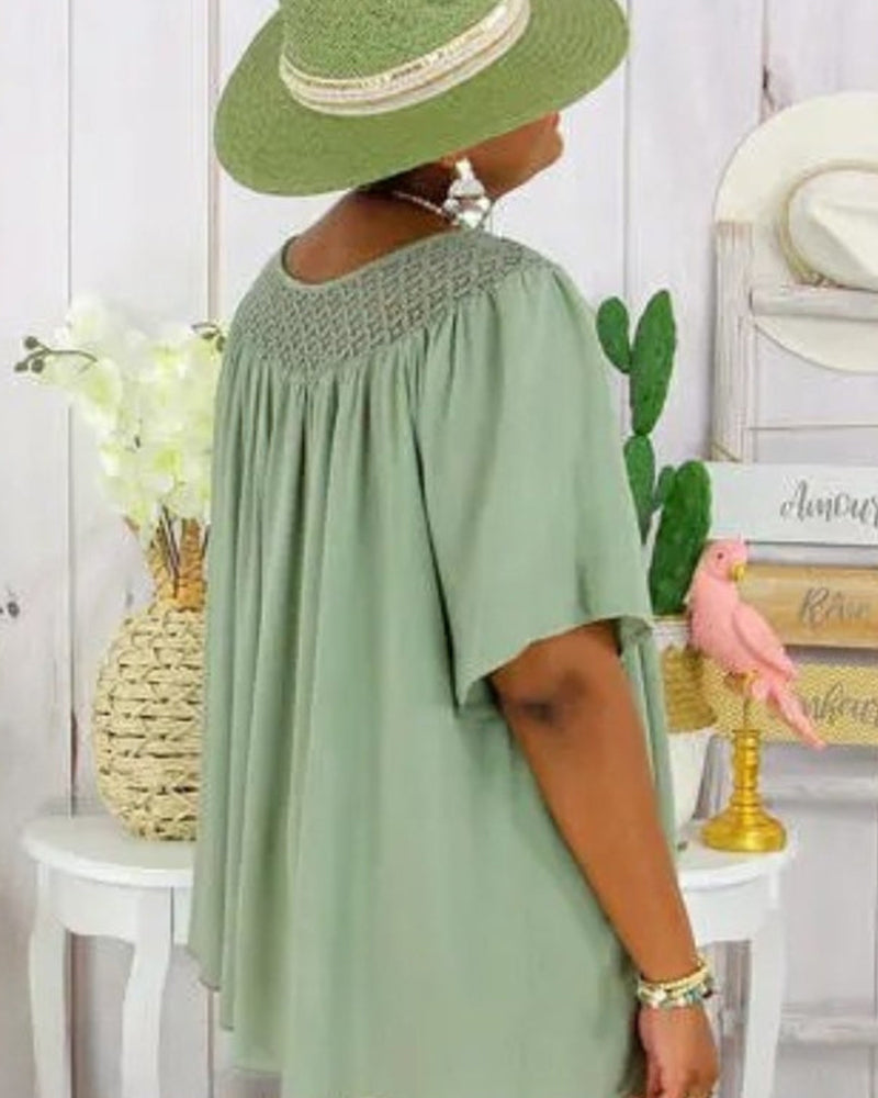 Myla | Blouse Solid Color Loose Fit