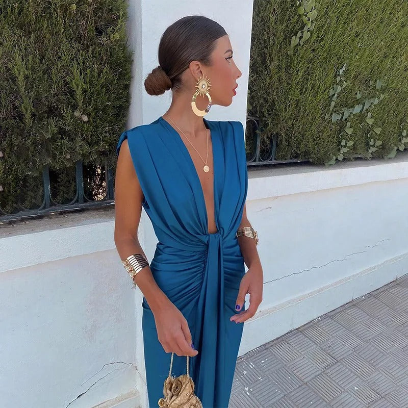 Myla | Sleeveless Midi Dress for Women Elegant & Comfortable