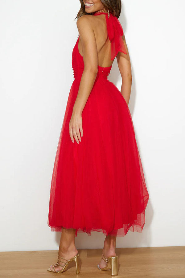 Myla | Halter Dress for Ladies Dreamy & Ethereal