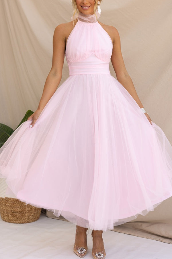 Myla | Halter Dress for Ladies Dreamy & Ethereal