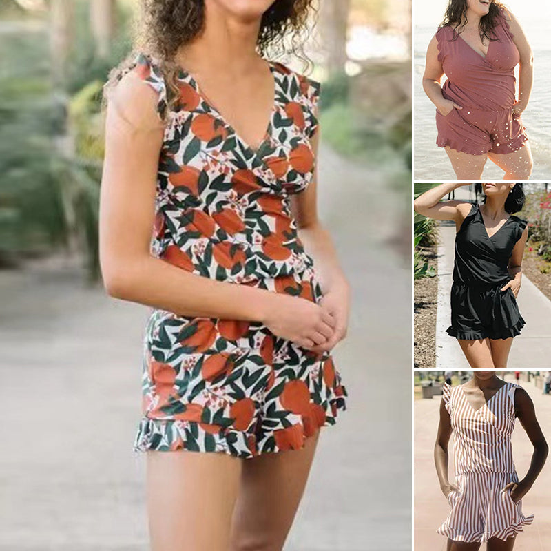 Myla | Bath Romper with Integrated Bra