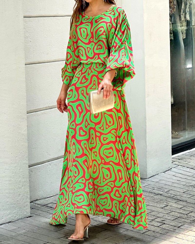 Myla | Shining Floral Long Sleeve Dress