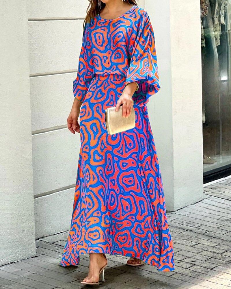 Myla | Shining Floral Long Sleeve Dress