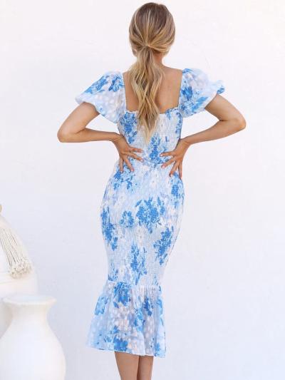 Myla | Elegant Puff Sleeve Dress for Women