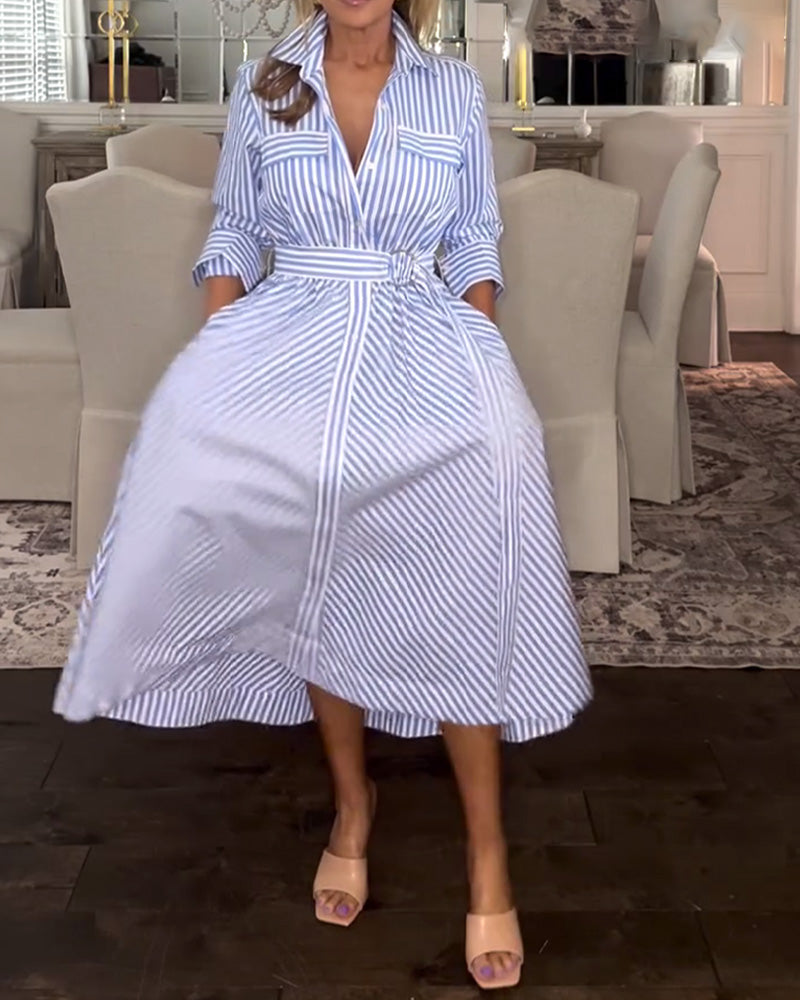 Myla | Dress Striped Casual Shirt