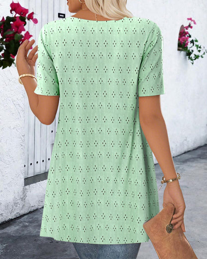 Myla | Blouse Fake Two Piece Printed