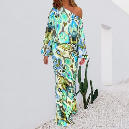 Myla | Abstract Maxi Dress for Women