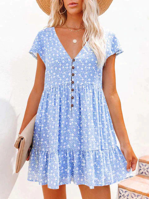 Myla | Flower Flare Dress for Women Romantic & Airy