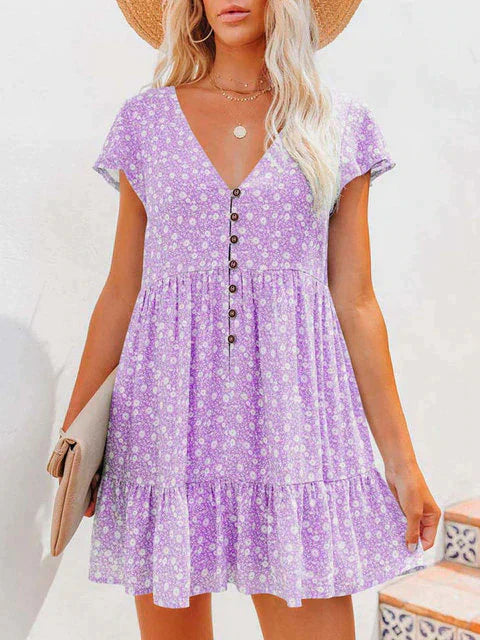 Myla | Flower Flare Dress for Women Romantic & Airy