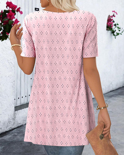 Myla | Blouse Fake Two Piece Printed