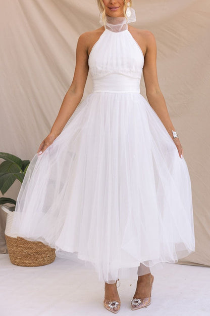 Myla | Halter Dress for Ladies Dreamy & Ethereal
