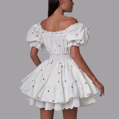 Myla | Elegant Puff Sleeve Dress for Women