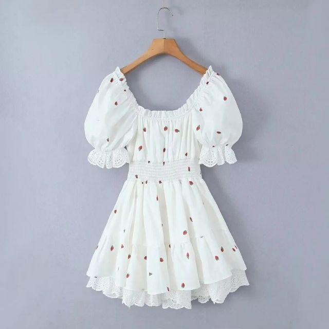 Myla | Elegant Puff Sleeve Dress for Women