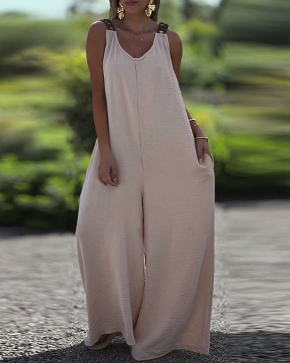 Myla | Overall Sleeveless Back Tie