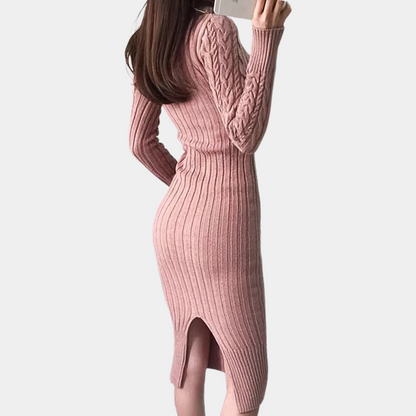 Myla | Knitted Spring Sweater Dress for Ladies