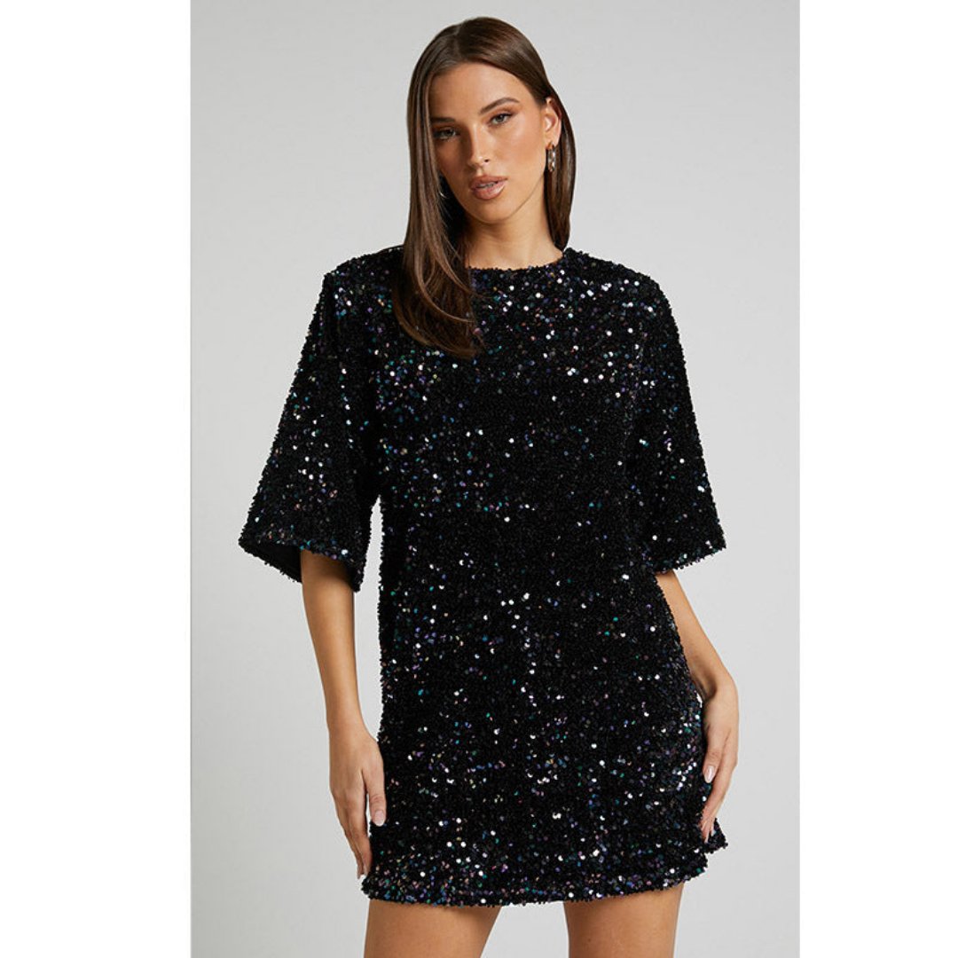 Myla | Elegance Women's Glitter Party Dress