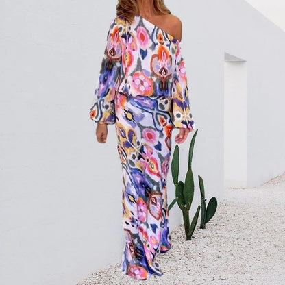 Myla | Abstract Maxi Dress for Women