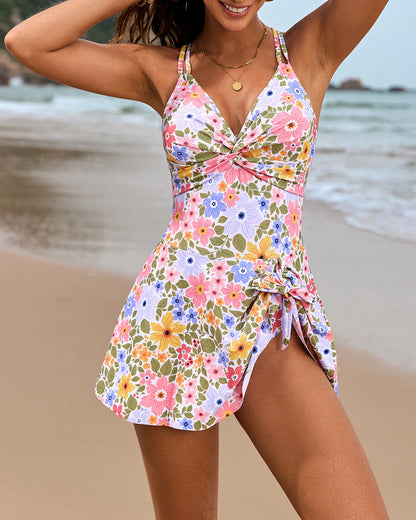 Myla | Swimsuit Folded Crossed One-Piece
