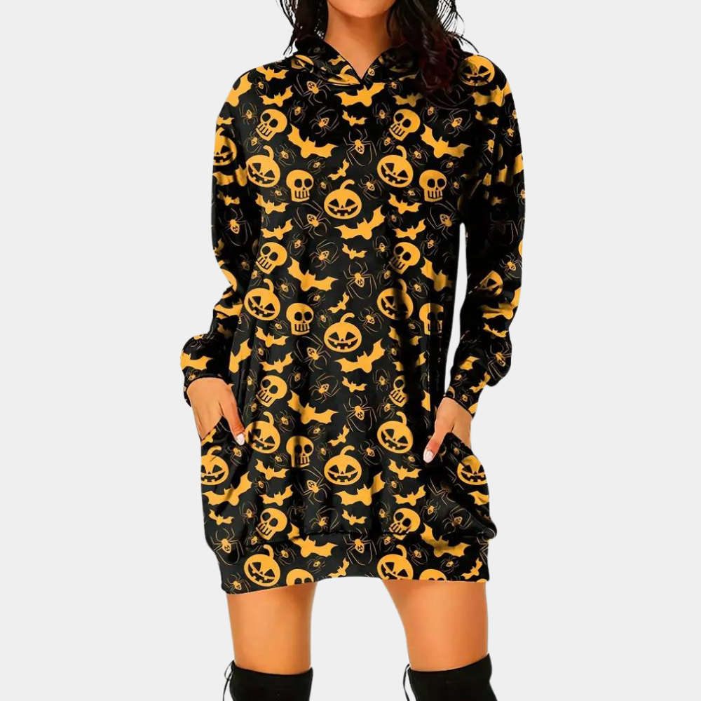 Myla | Mini Dress with Hoodie for Spring Party for Women