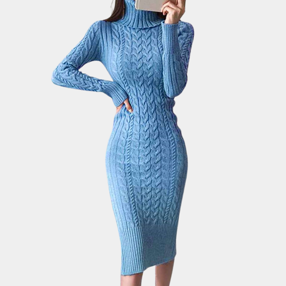 Myla | Knitted Spring Sweater Dress for Ladies