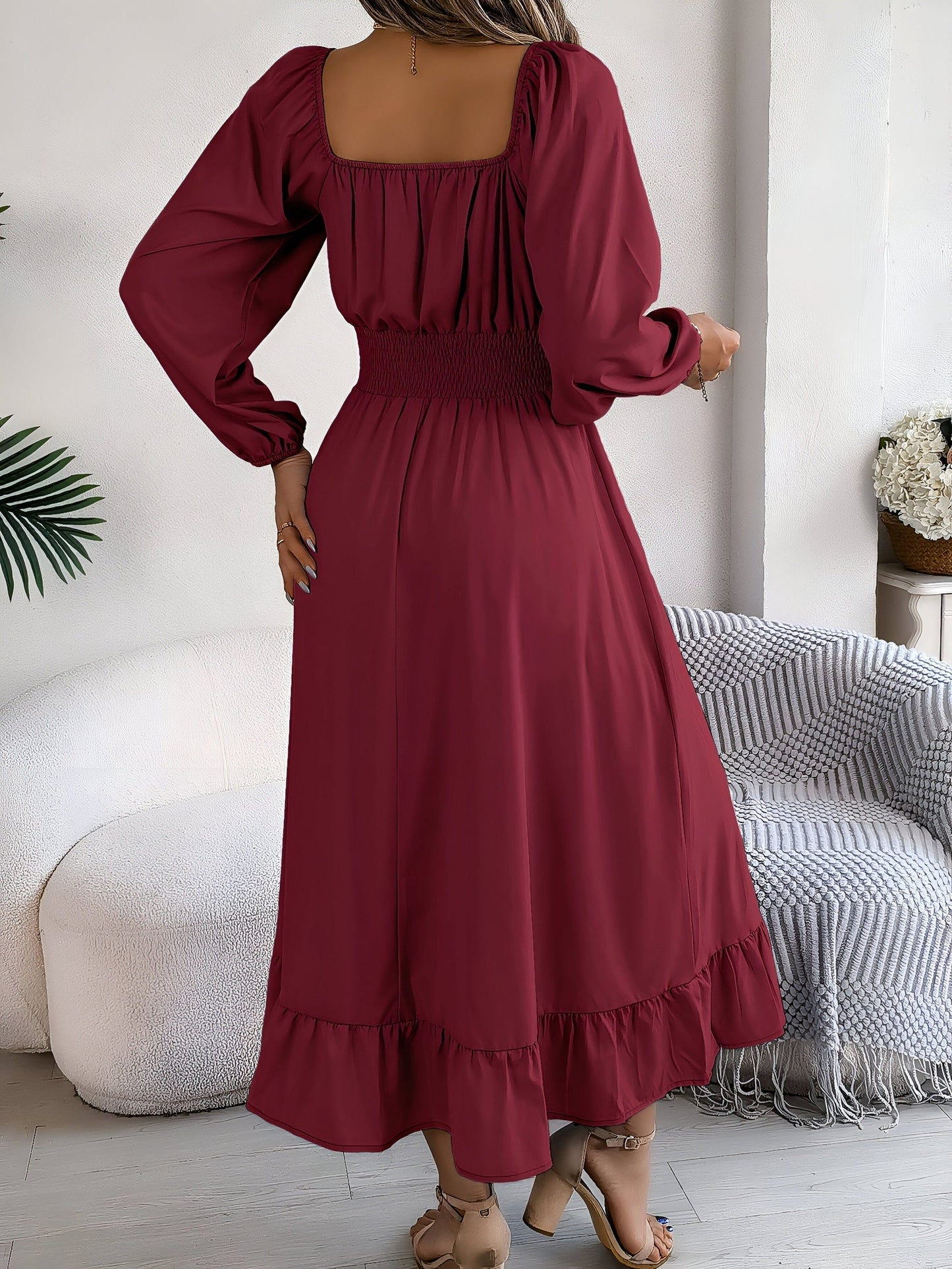 Myla | Bridesmaid Dress with High Tails Design for Women