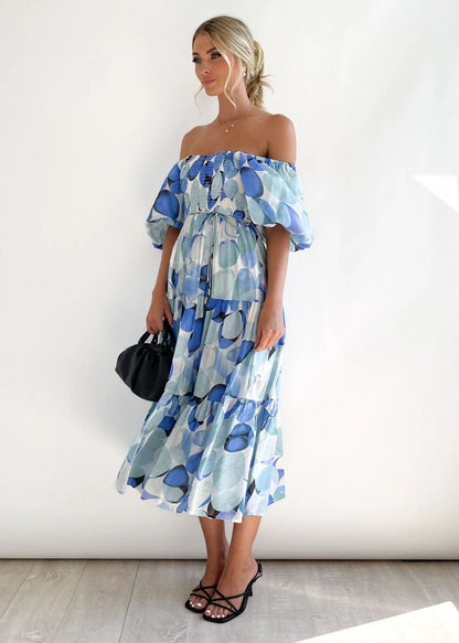 Myla | Stylish Off-Shoulder Midi Dress