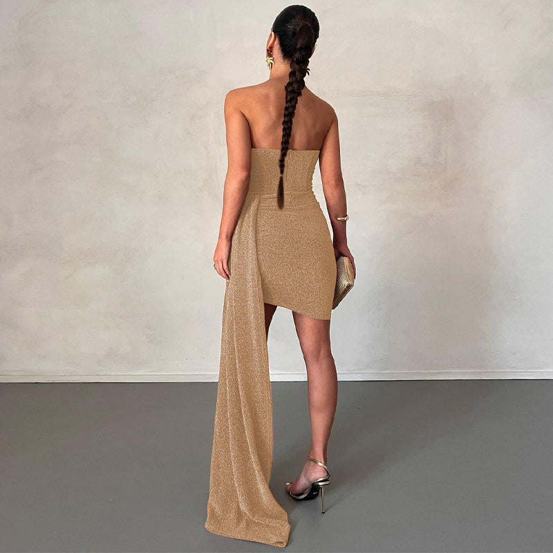 Myla | Glamorous Strapless Glitter Dress