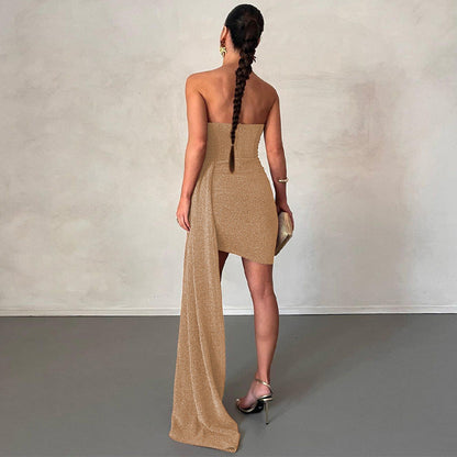 Myla | Glamorous Strapless Glitter Dress