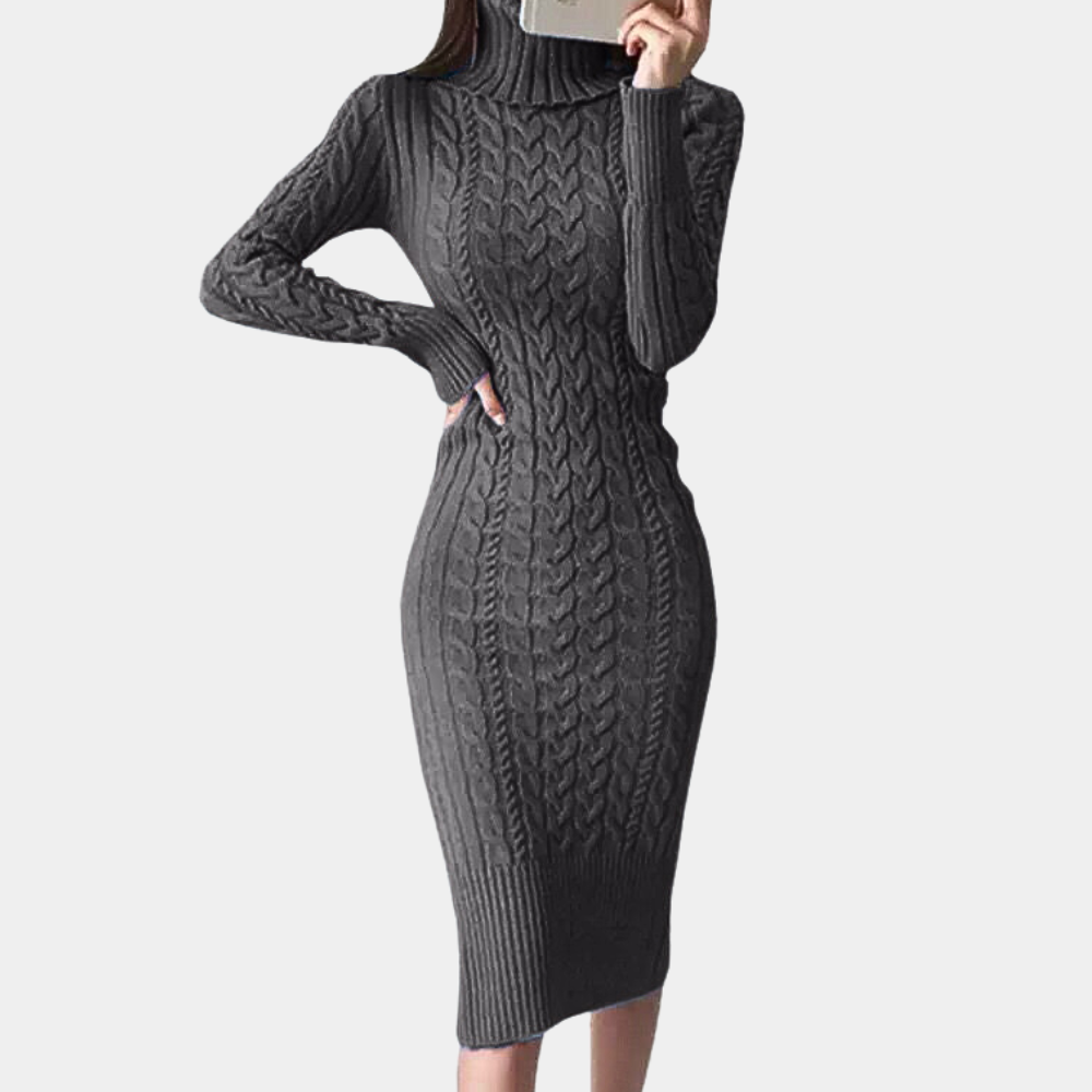 Myla | Knitted Spring Sweater Dress for Ladies