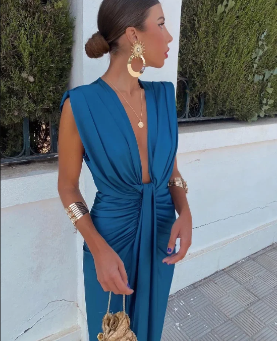 Myla | Elegant Satin Party Dress