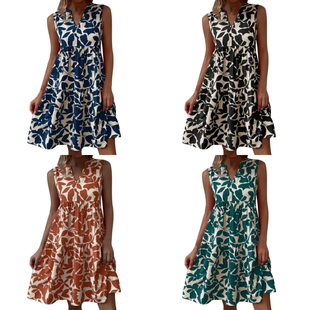 Myla | Elegant Dress with V-Neck for Women