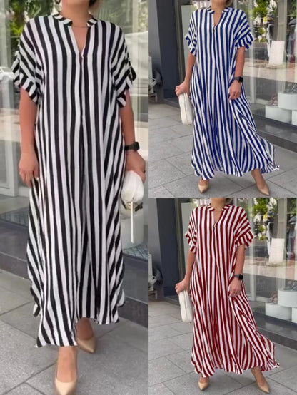 Myla | Elegant Striped Maxi for Women