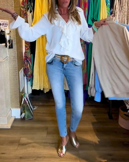 Myla | Designer-Ruffle Blouses for Women