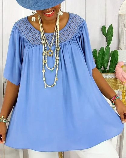 Myla | Blouse Solid Color Loose Fit