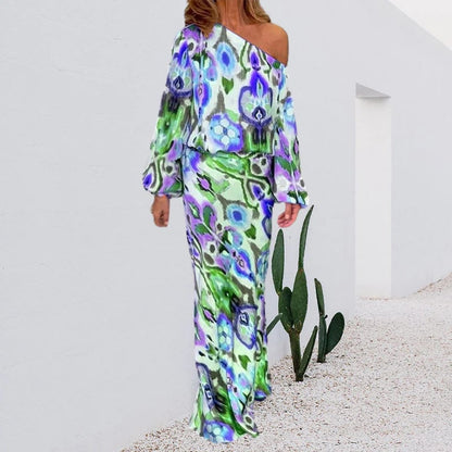 Myla | Abstract Maxi Dress for Women